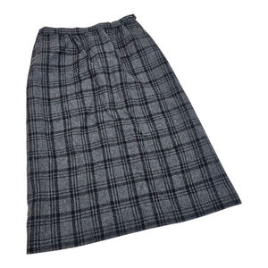 Vintage Pendleton Wool Plaid‎ Pencil Skirt with Pockets
